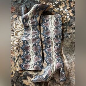 Sam Edelman Snakeskin Patterned Heels